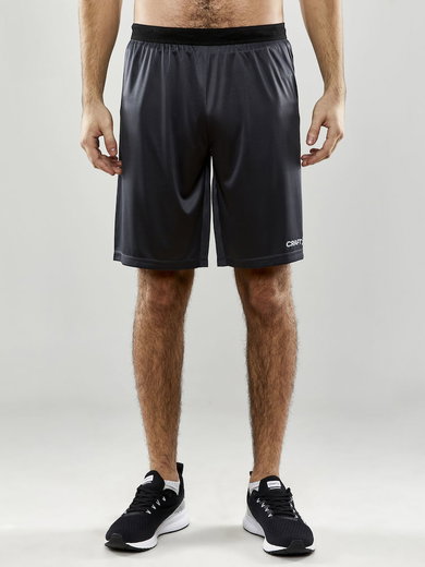 Craft Sporthose (Short) Evolve - leicht, elastischer Hüftbund mit Kordelzug, ohne Seitentaschen - asphaltgrau Herren